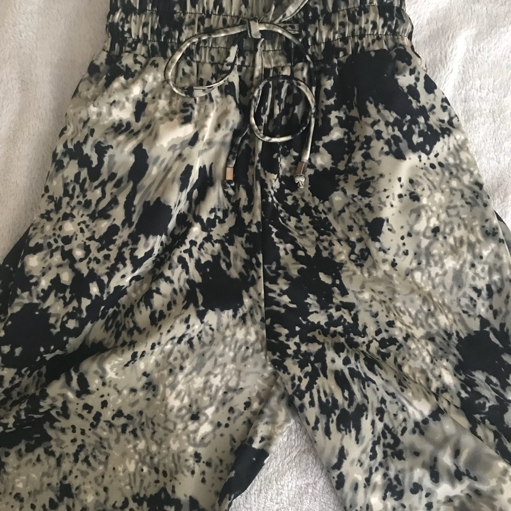 Kensie Drawstring Palazzo/Tapered at ankle